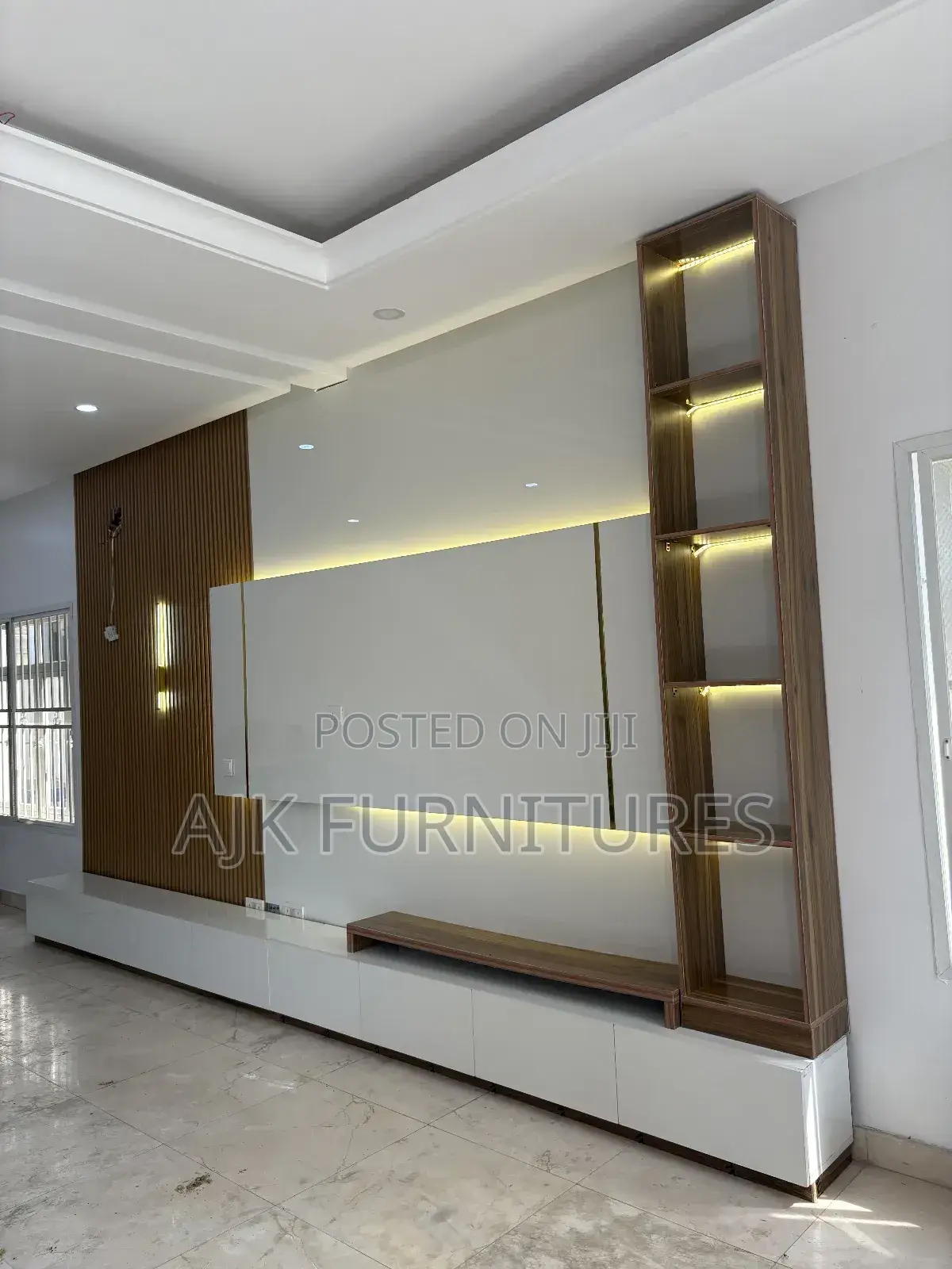 Glossy Television Console