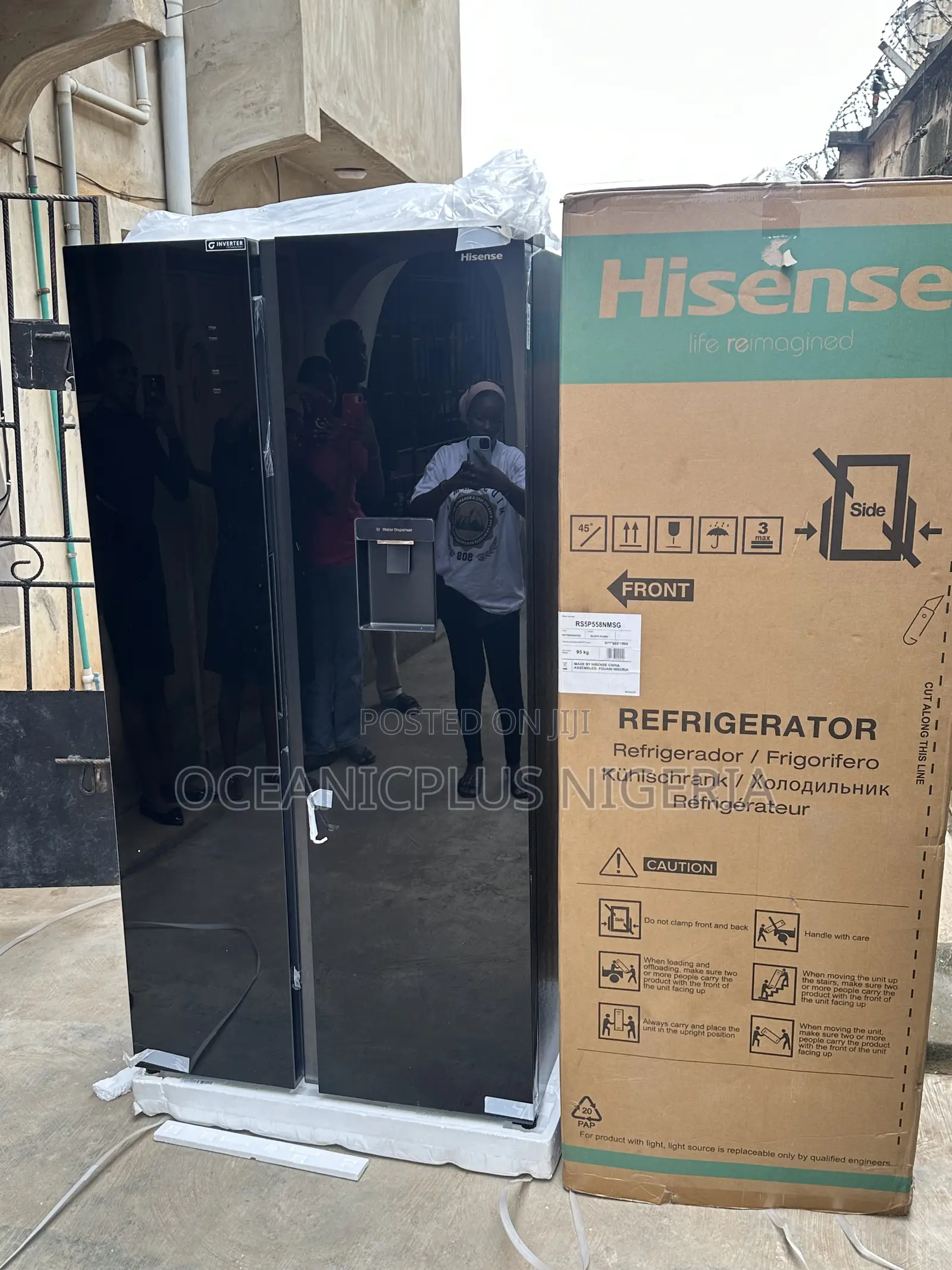 Hisense Chillwave 529l Side by Side Refrigerator5p558nmsg