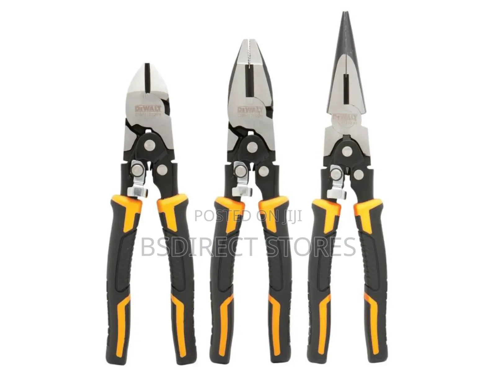 Dewalt Compound Action Hardened Chrome Vanadium Pliers Set