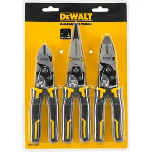 Dewalt Compound Action Hardened Chrome Vanadium Pliers Set