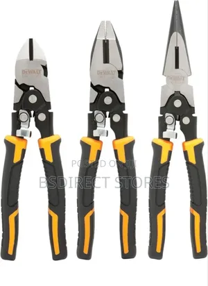 Dewalt Compound Action Hardened Chrome Vanadium Pliers Set
