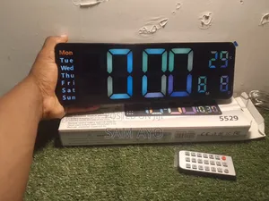 Digital Wall Clock 5529