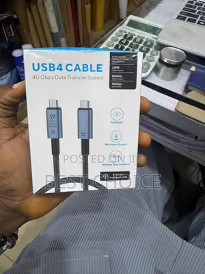 Usb4 Thunderbolt 4 Cable 40gbps Video and 240w Charging