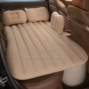 Inflatable Car Bed Interior Rear Seat Sleeping Pad Travel