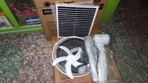 16inches Rechargeable Solar Fans for Ac and Dc Systems