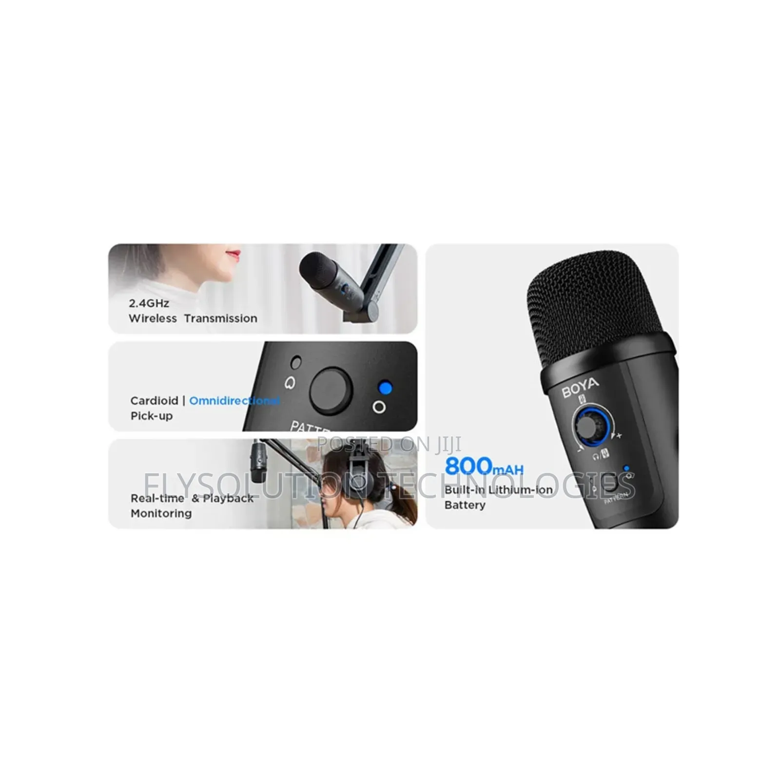 Boya Dual Function Microphone by-Pm500w