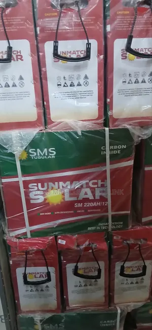 Original 220ah 12v Sms Indian Tubular Battery