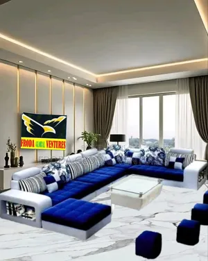 Quality Couch of U-Shape Sofa Chairs, Table and Stools. Ua05