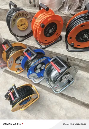Electric Extension 50 Meters Cable Reel Wire