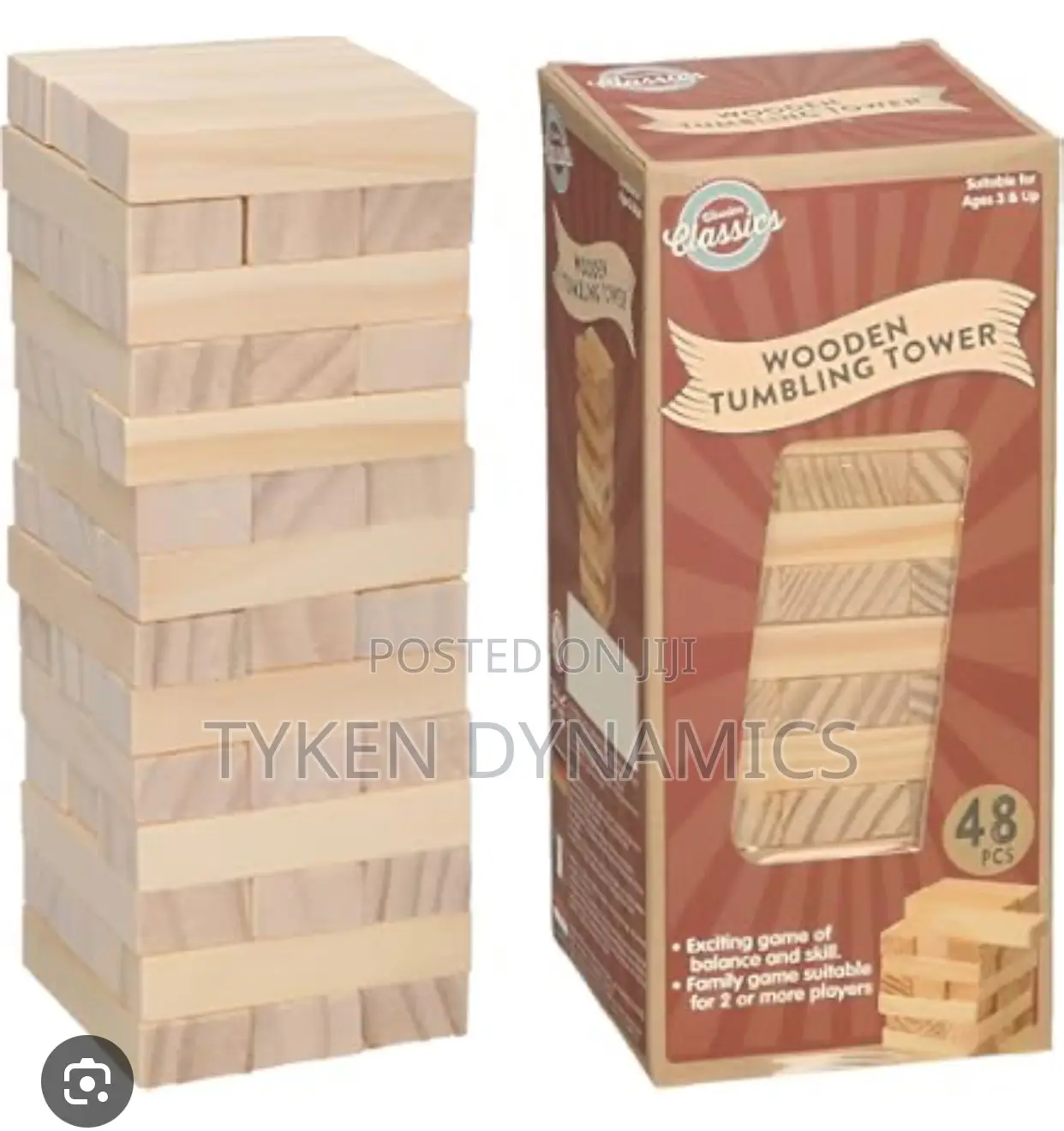 Wood Tumbling Tower