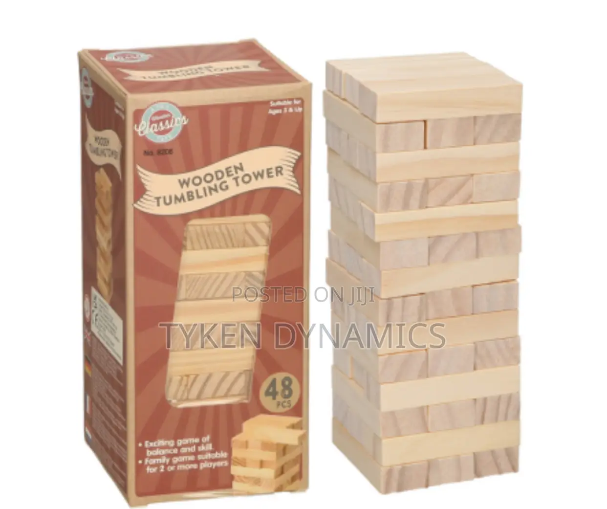 Wood Tumbling Tower