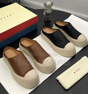 Photo - Marni Pablo Sabot Slip on Leather Loafers