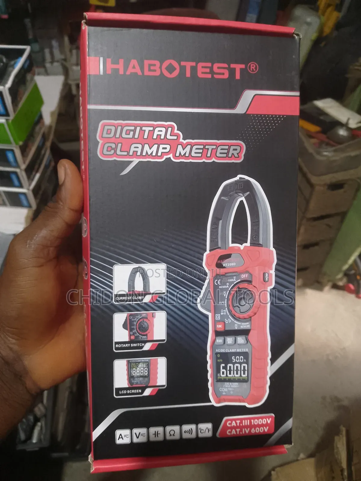 1000a Habotest Digital Clamp