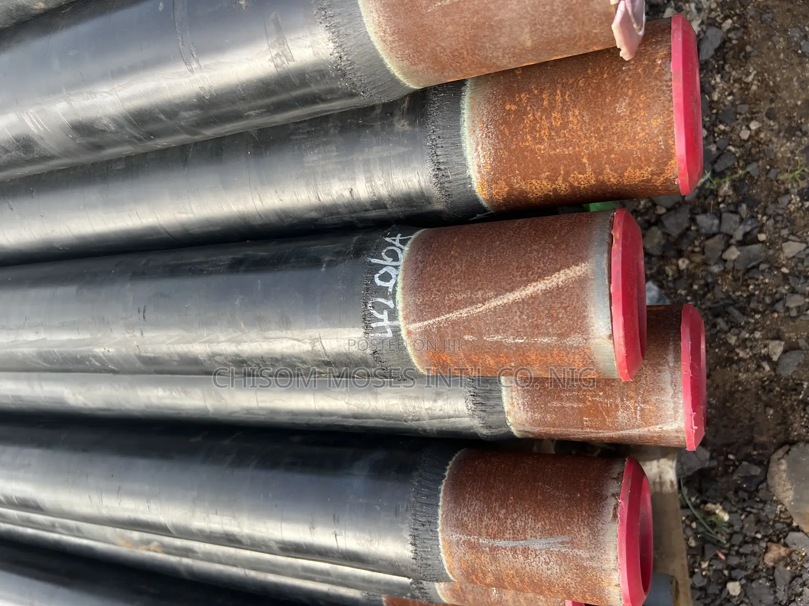 Seamless Carbon Steel Pipe Coated 6” Sch 80