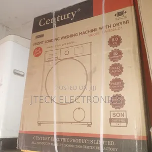 Century Washing Machine 8 Kg Washing and Dry