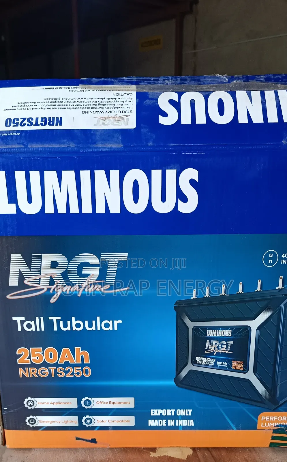 Luminous Batteries