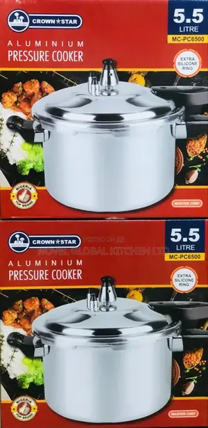Aluminum Pressure Cooker 5.5l