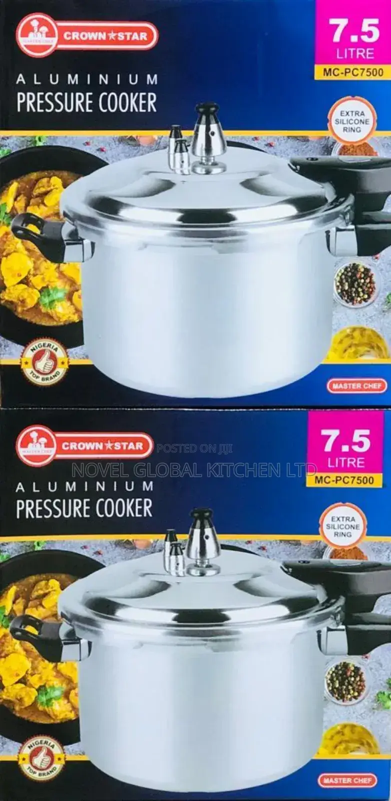 7.5 Aluminum Pressure Cooker