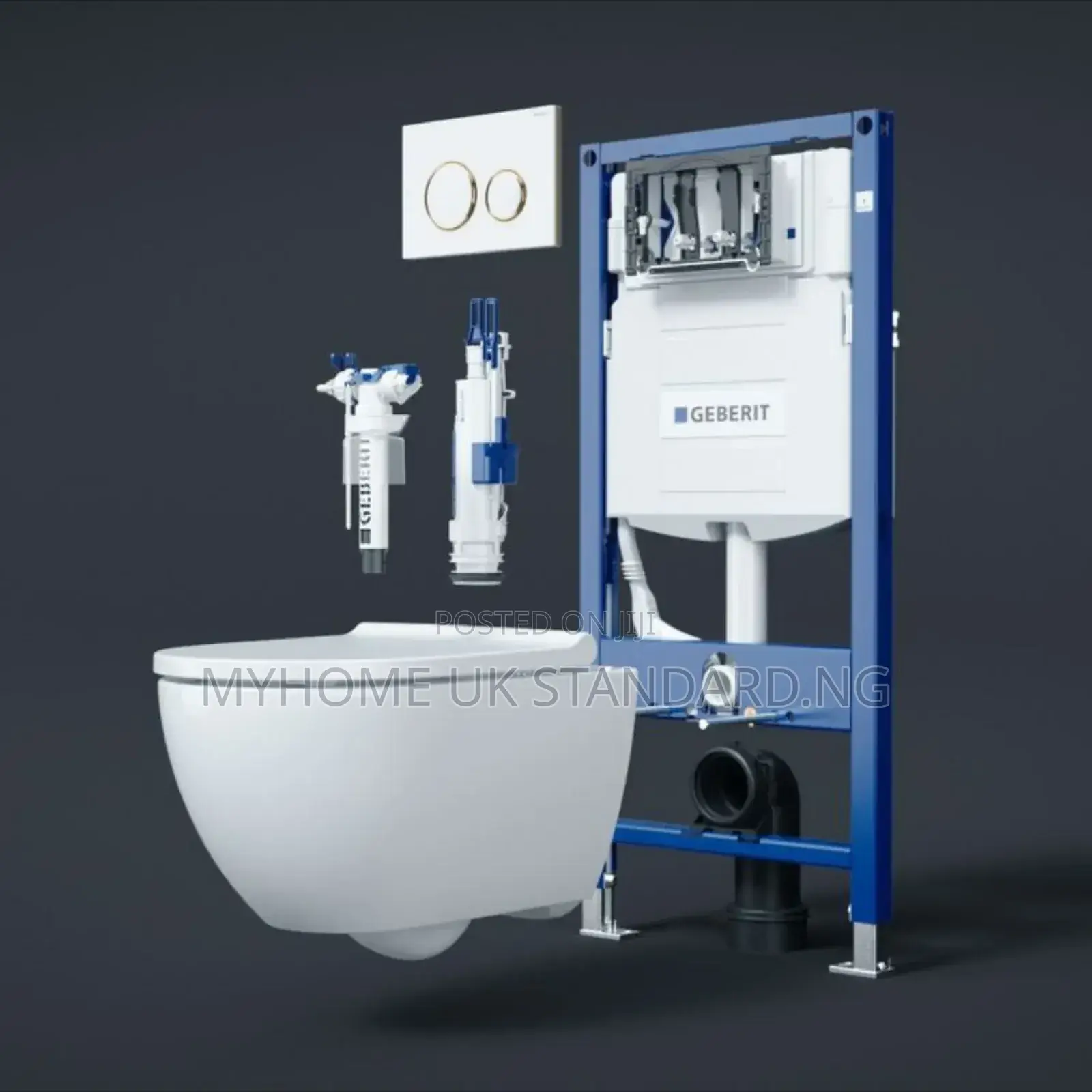 Geberit Duofix Concealed Wc White