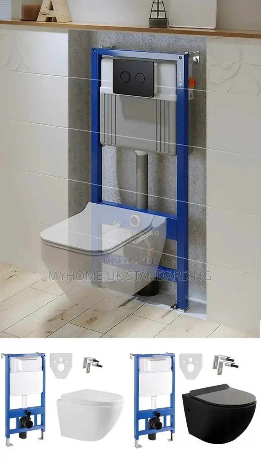 Geberit Duofix Concealed Wc White
