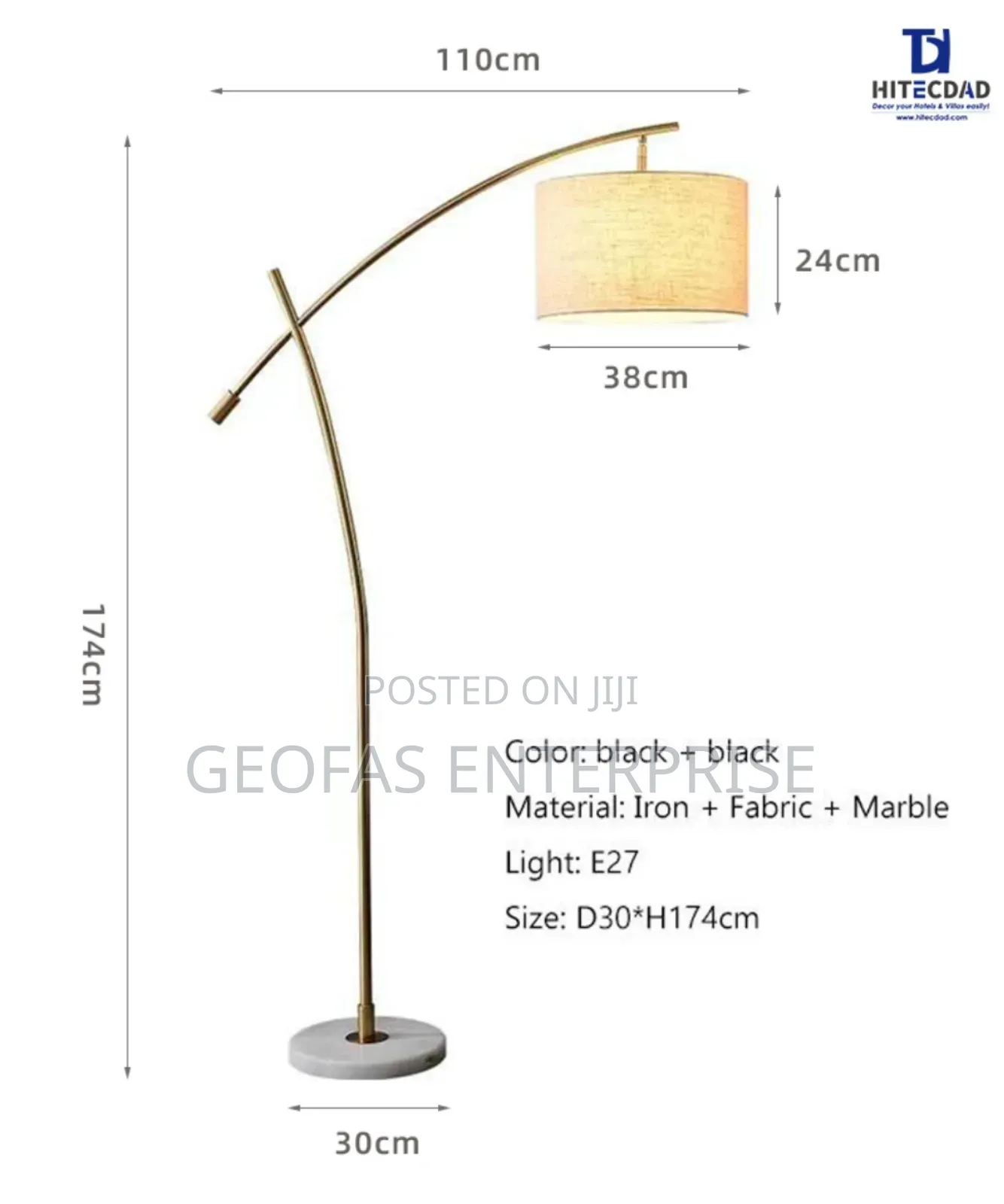 Lamp Modern Luxury Standing Sofa, Bedside,Floor Lamp Light
