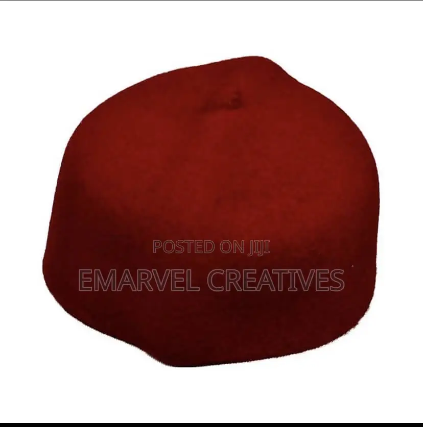 Red Igbo Chieftaincy Cap : Tonak