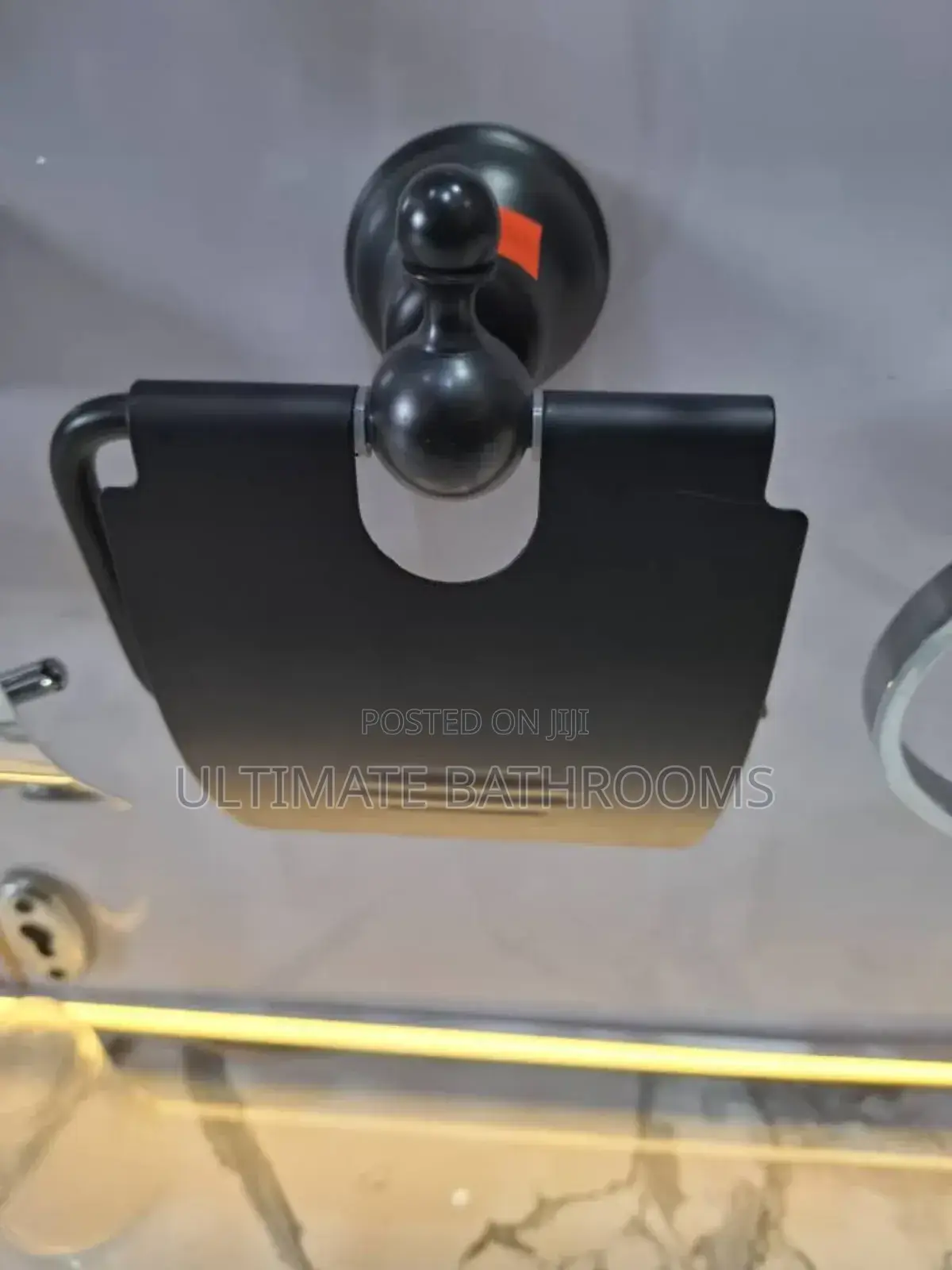 Matte Black High Quality Tissue Paper Holder