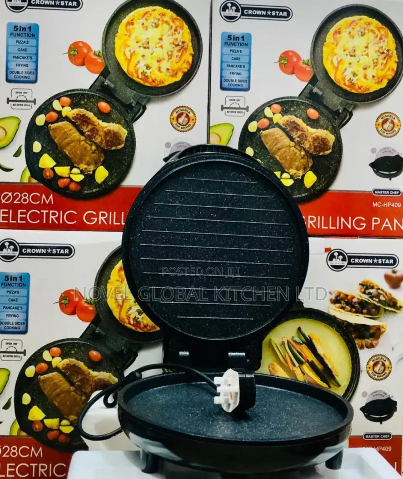 5in1 Function Electric Grilling Pan