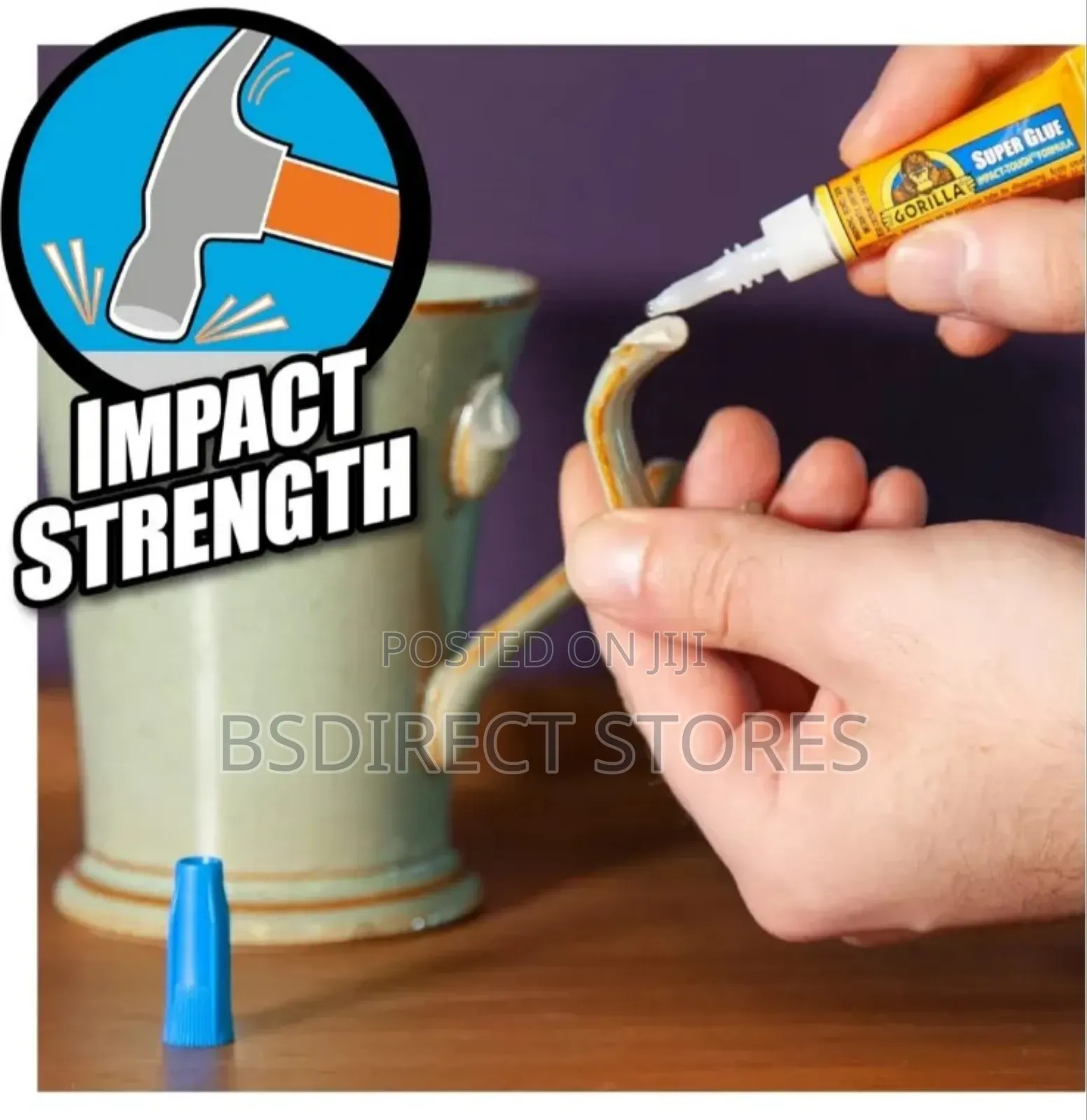 Gorilla Super Glue Permanent Liquid Transparent Clear 3 G