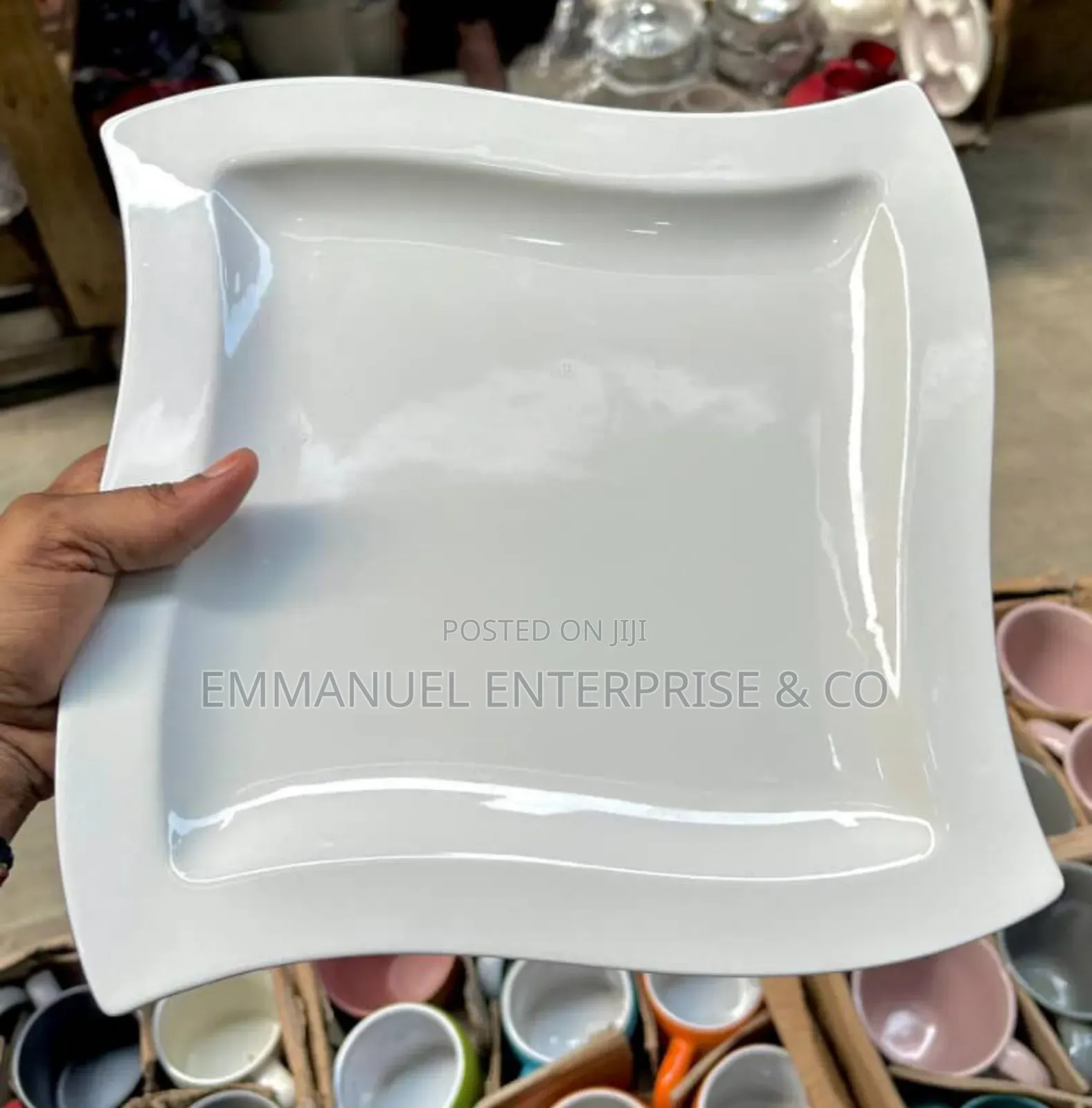 Exotic Ceramic Serving Plate