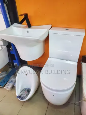 Wc With Wall Hung Wash Hand Basin