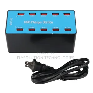 Photo - Usb Charger Station 10 Ports Ac100-240v WLX-A5b