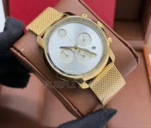 Movado Chronograph Mesh Strap Watch