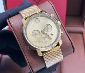 Movado Chronograph Mesh Strap Watch