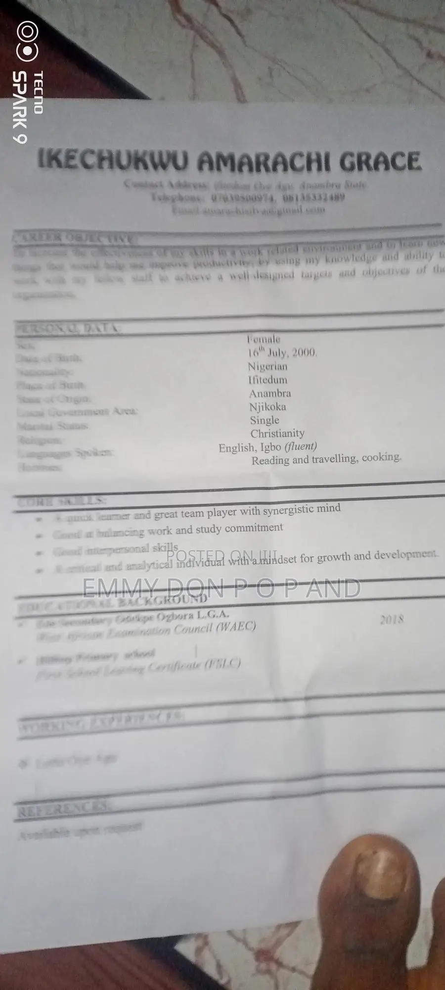 Logistics Transportation CV