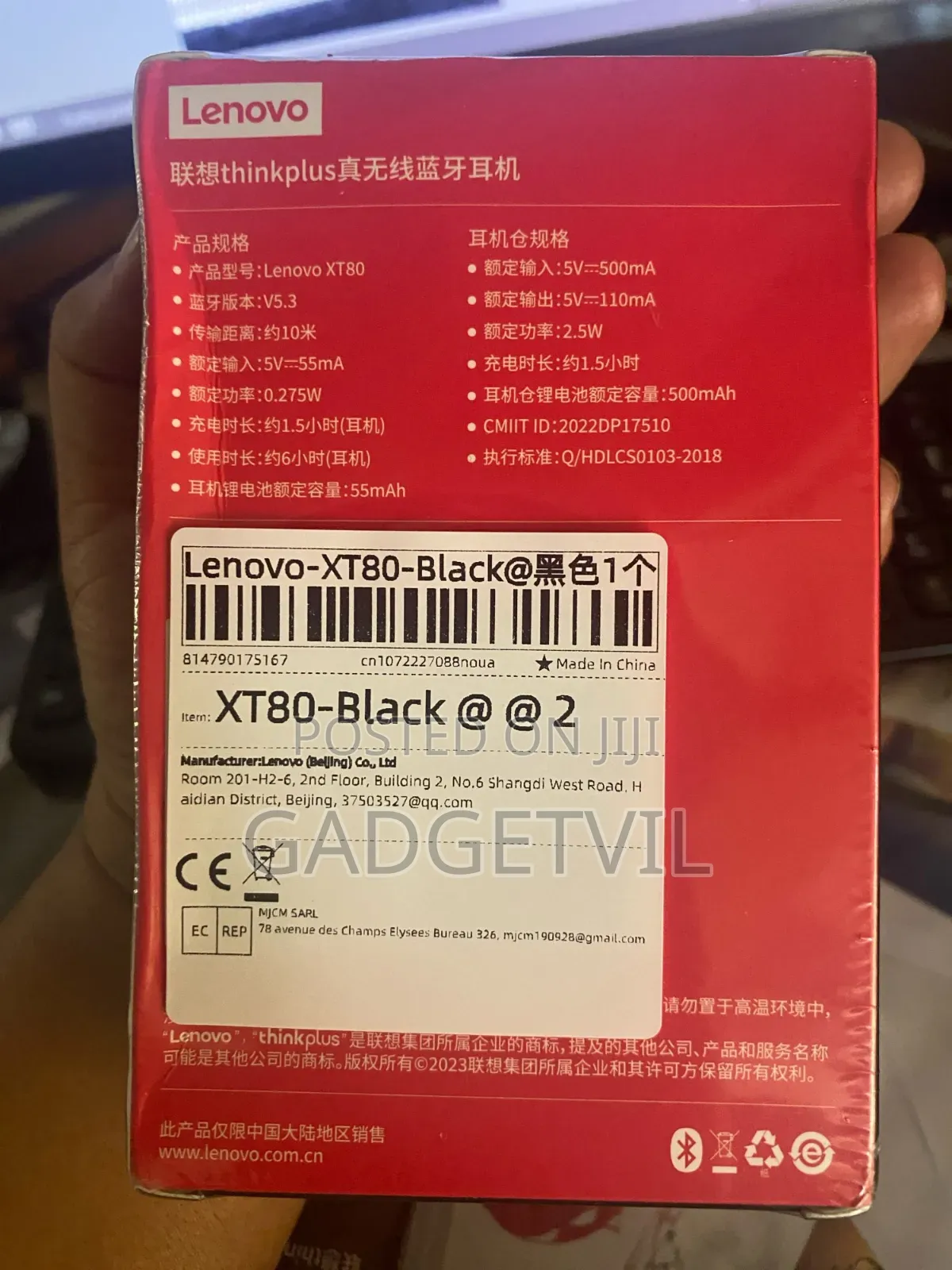 Lenovo Thinkplus Xt80 Wireless Earbuds