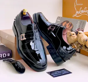 High Quality Christian Louboutin Patent Italian Men Shoe