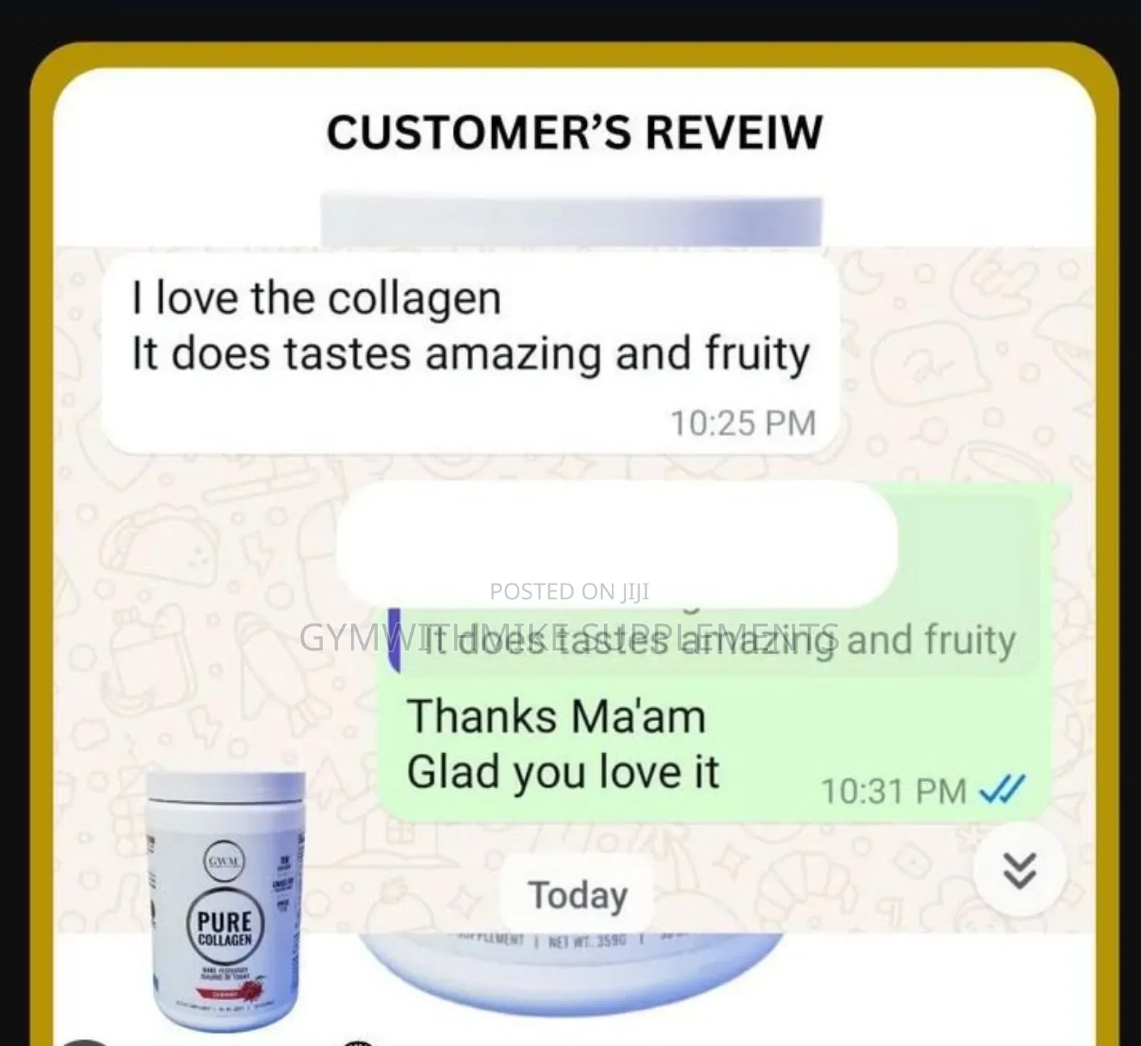 Gwm Pure Collagen (Flavored)