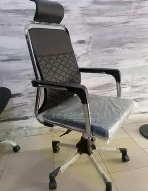 Headrest Leather Office Chair