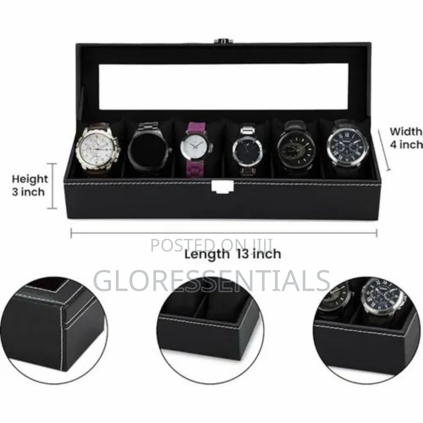 6 Grid Watch Slot Gift For Men