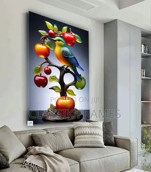 Hd Canvas Artistic Apple Digital Painting Wall Arts