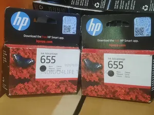Original Hp 655 Black Colour Ink