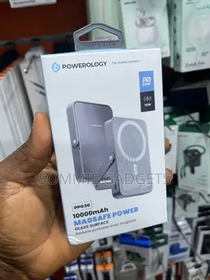 Powerlogy 10000mah Magsafe Power With Glass Surface