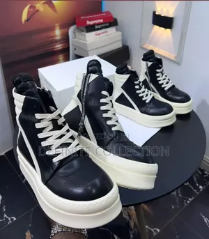 New Rick Owen Bumper High Sneakers