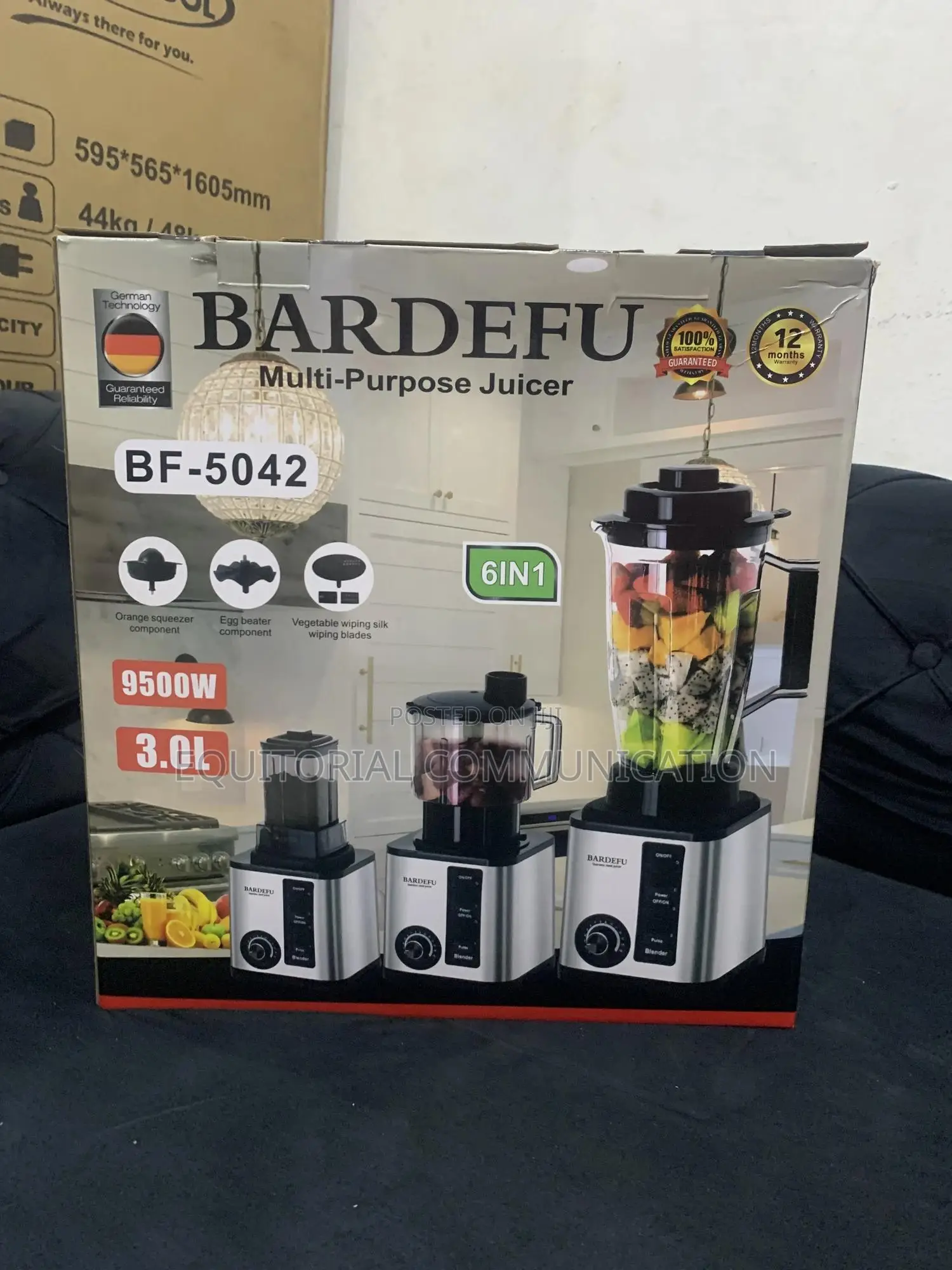 Bardefu Bf-5042 6-in-1 Multipurpose Juicer Blender