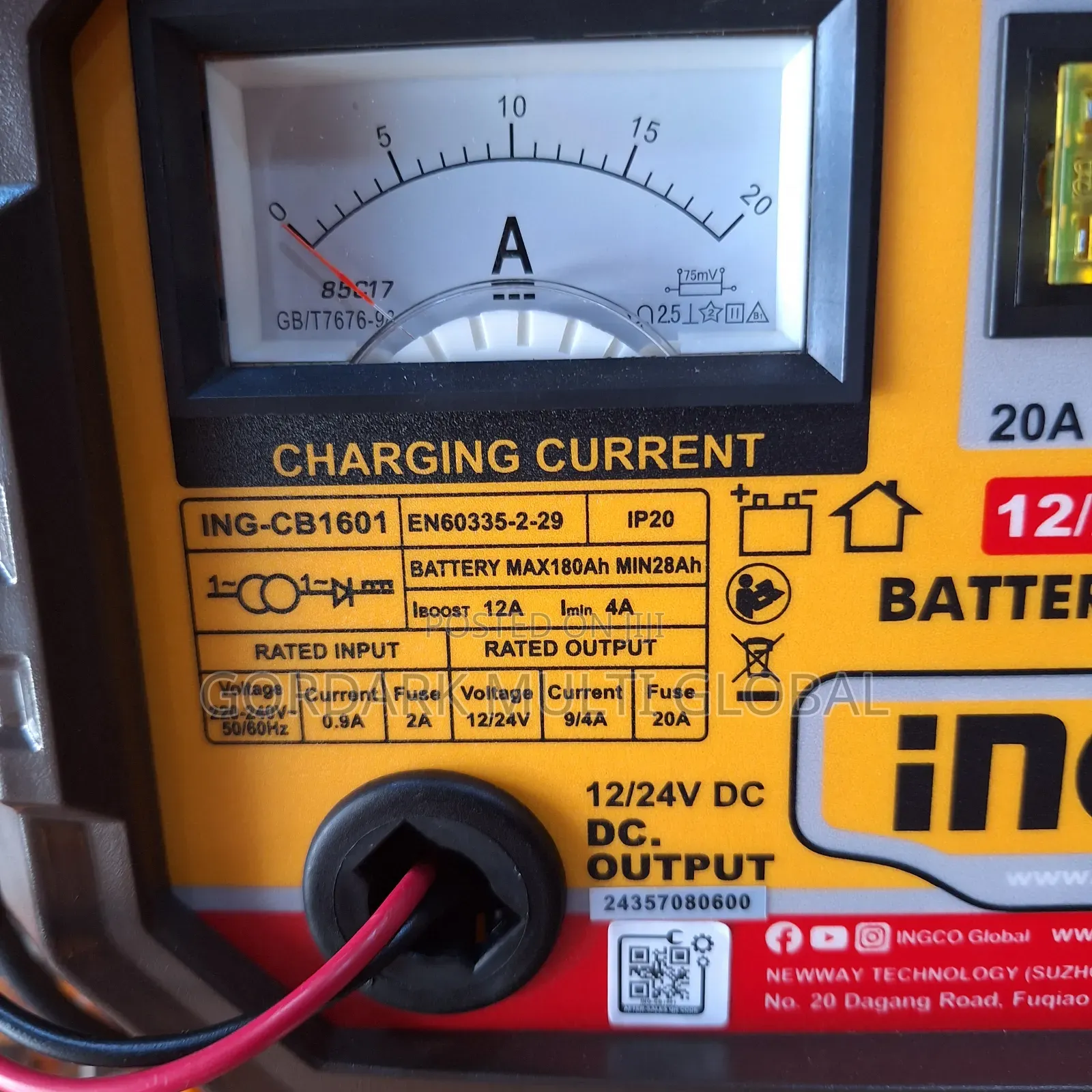 180a Ingco Battery Charger