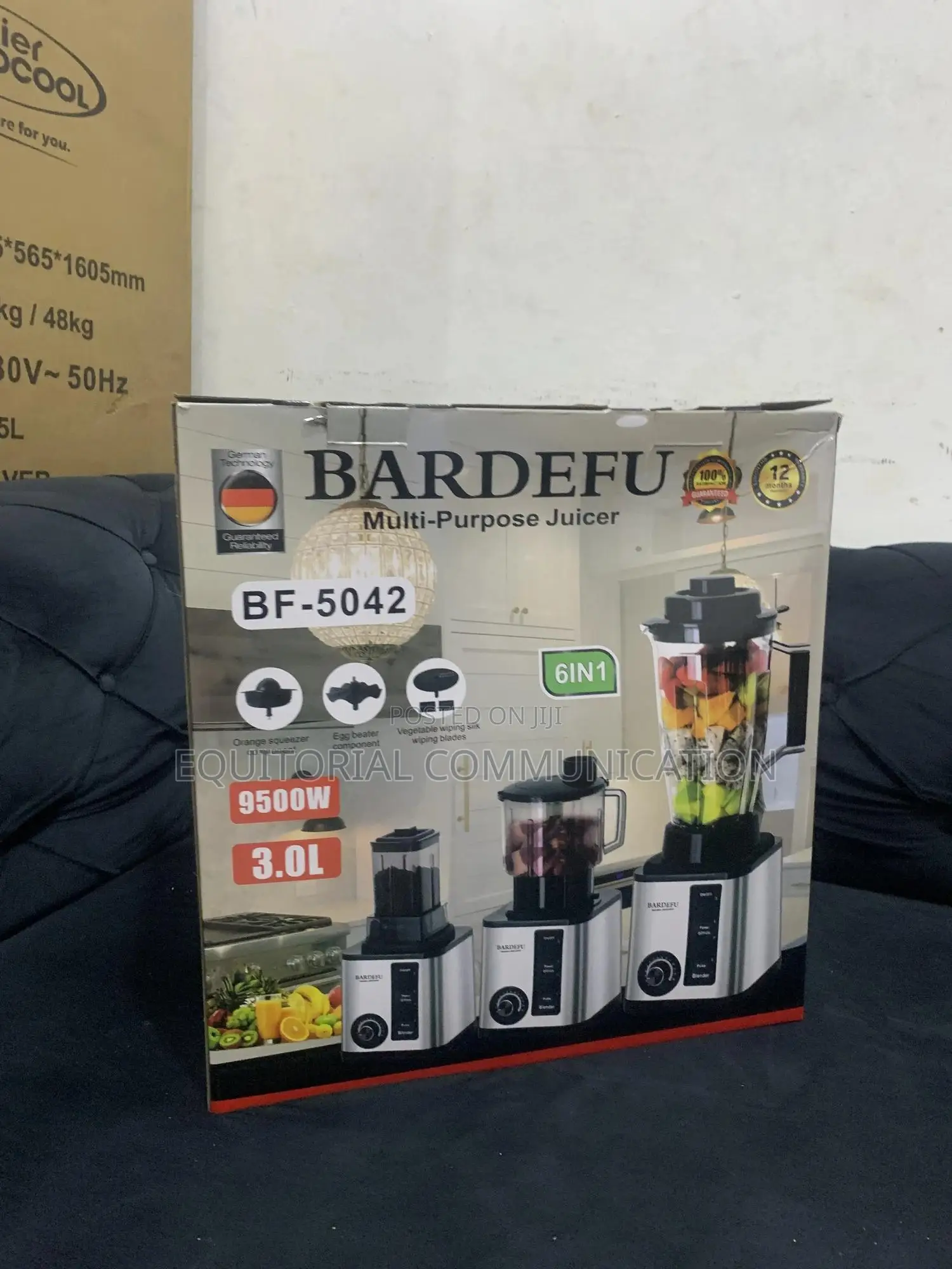 Bardefu 9500w Bf-5042 Juicer + Blender + Grinder