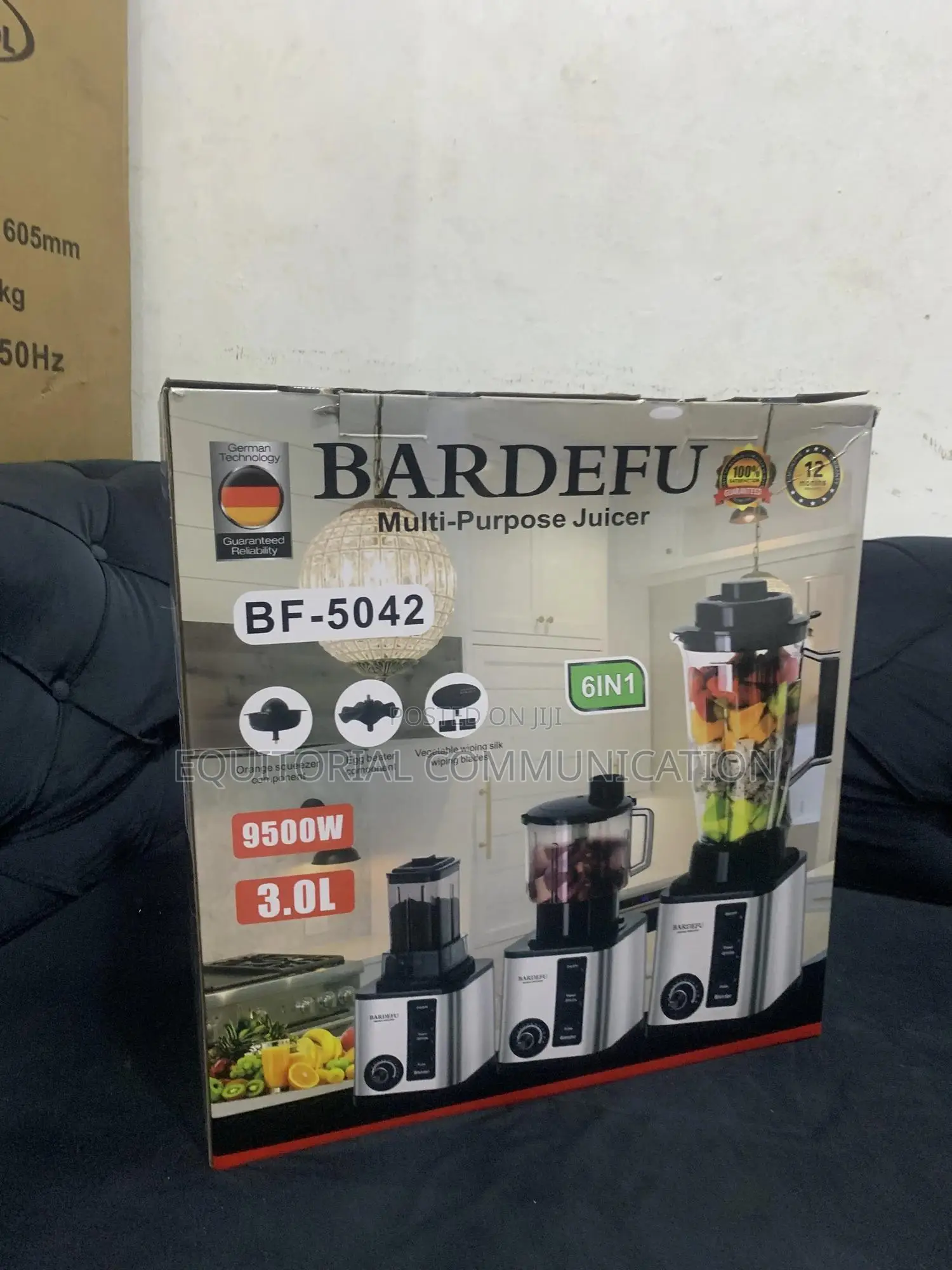 Bardefu 9500w Bf-5042 Juicer + Blender + Grinder