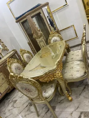 Luxury Mable Top Dinning Set