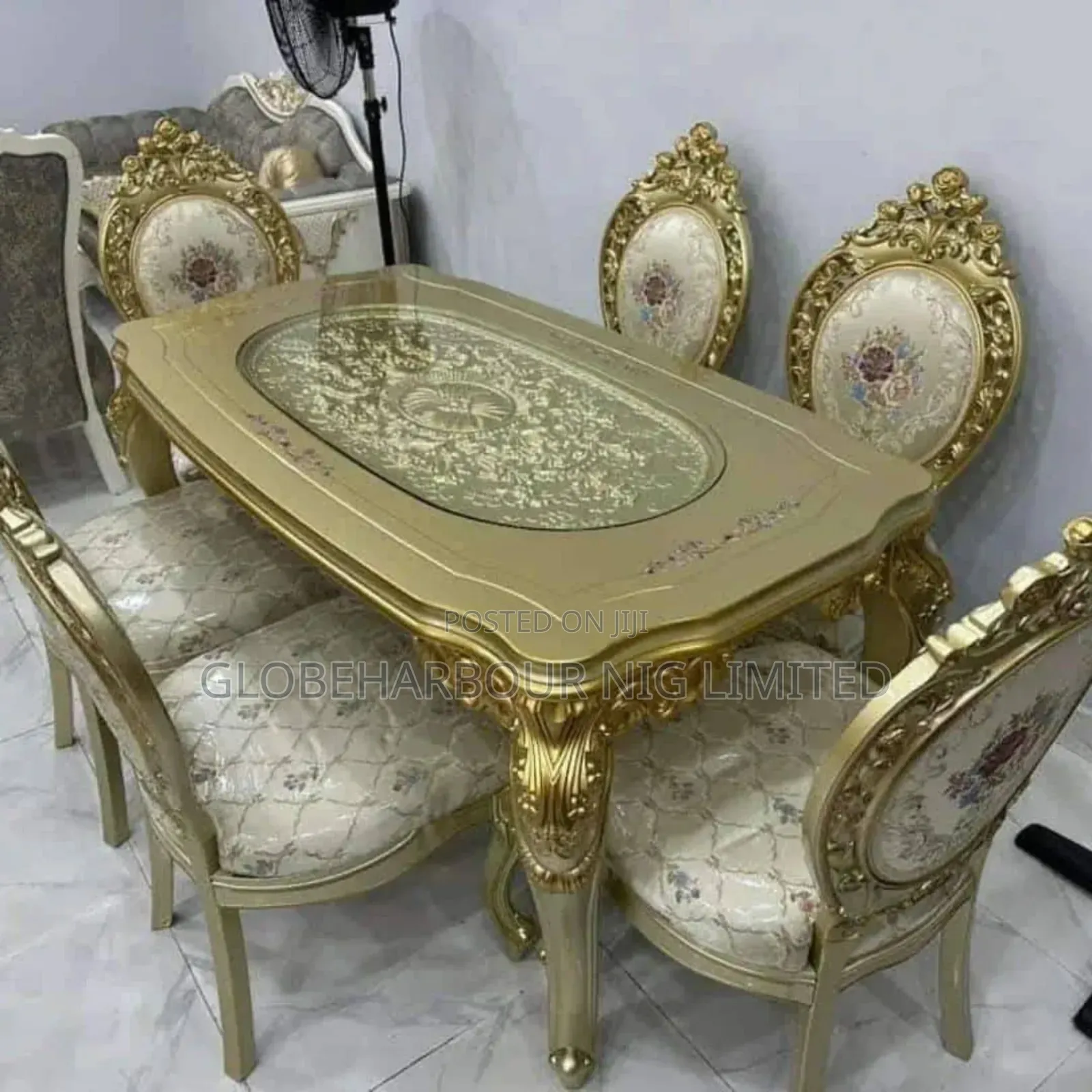Luxury Mable Top Dinning Set